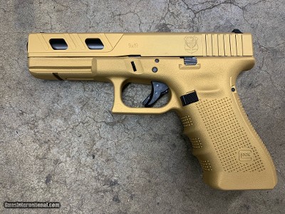 Glock 17 Gen 4 Gold Window Cuts 9mm Lee Health Public Safety
