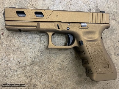 Glock 22 Gen 3 Burnt Bronze .40 Window Cuts 1x15rd Mag