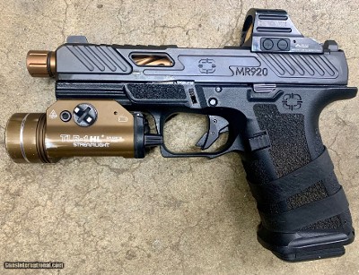 Used Shadow Systems MR920 Elite 9mm Threaded SS-1009 TLR-1 Streamlight Holosun HE507CGRX2 Green Dot Holster