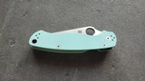 Spyderco Paramilitary 2 Folding Knife Teal G10 Handle C81GPTL2 - Free Shipping! - 2 of 2