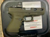 Glock 19 Gen 3 OD Green Window Cuts Ameriglo Red Dot MOS RMR Cut