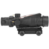 Trijicon 100230 ACOG 4x 32mm Obj 36.80 ft @ 100 yds FOV Matte Black Finish Illuminated Chevron Red - 2 of 4