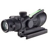 Trijicon 100218 ACOG 4x 32mm Obj 36.80 ft @ 100 yds FOV Matte Black Finish Dual Illuminated Green Chevron 223 Ballistic - 3 of 5