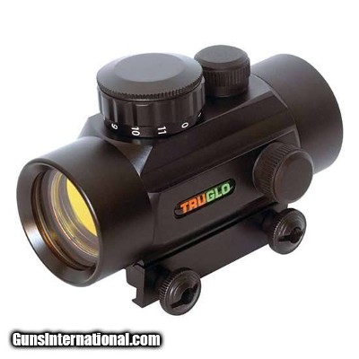 Truglo TG8030P Traditional 1x 30mm Obj 5 MOA Red Dot Black Matte CR2032 Lithium