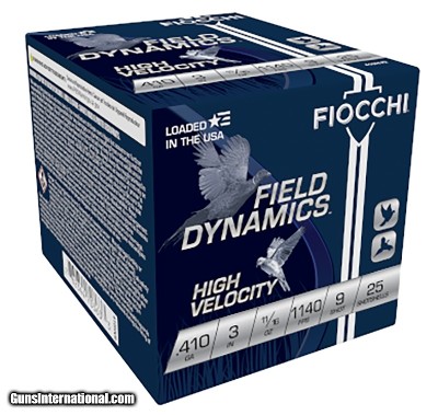 Fiocchi Field Dynamics 410 Bore Ammo 3