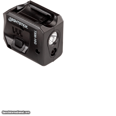 Nightstick TSM-16G Subcompact Weapon Light For Springfield Hellcat 150 Lumen LED Light Green Laser Aluminum Black - Online Only