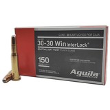 Aguila 30-30 Win Ammo 150 grain Round Nose Soft Point Box of 20 Rounds 80801AG - 1 of 1