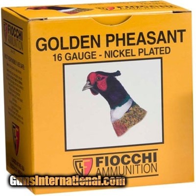 Fiocchi Golden Pheasant 16 GA Ammo 2-3/4