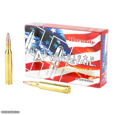 Hornady American Whitetail 270 Win Ammo 130 grain InterLock Case of 200 Rounds 8053
