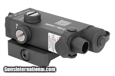 Holosun 117 Red Laser Single Beam W/Qd Mount Aluminum Rifle LS117R 605930624618 161987 Compact Single Beam Red Laser Sight Quick Release Mount Aluminu