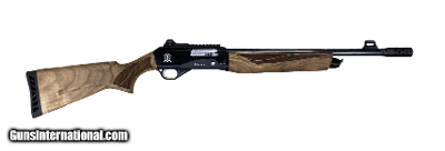 LKCI Vezir VSA-WT Semi Auto Shotgun 12 Ga Ghost Ring Sights Walnut 20