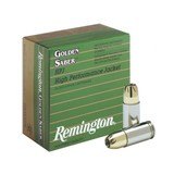 Remington Golden Saber 40 S&W Ammo 180 grain JHP Box of 25 Rounds GS40SWB