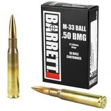 Barrett 50 BMG Ammo 661 grain M-33 FMJ Box of 10 Rounds 14670 - 1 of 1