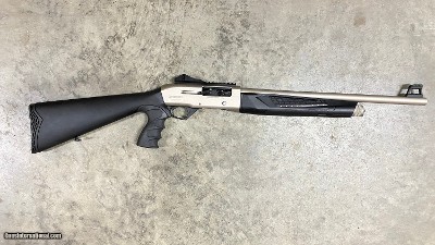 Omega 12 Gauge White Chrome Tactical Shotgun S12ST Semi Auto