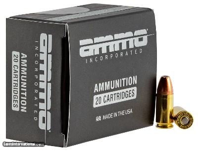 Ammo Inc. Signature Line 9mm Luger Ammo 115 grain JHP Case of 200 Rounds 9115JHP-A20 - Online Only