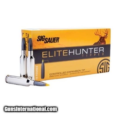 Sig Sauer Elite Hunting 30-06 Springfield Ammo 165 grain Tipped Box of 20 Rounds E3006TH2-20