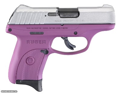 Ruger EC9S 9mm Purple Frame Silver Slide 3295