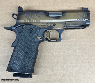 Cosaint Arms COS11 9mm Officer Distressed Burnt Bronze Optics Ready 1911 FTTC9