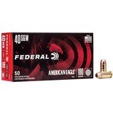 Federal American Eagle 40 S&W Ammo 180 grain FMJ Case of 1000 Rounds AE40R1