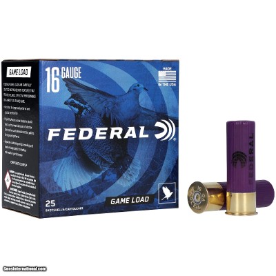 Federal Game Load 16 GA Ammo 2-3/4