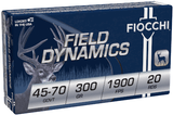 Fiocchi Field Dynamics 45-70 Govt Ammo 300 grain HPFN Case of 200 Rounds 4570B - 1 of 1