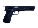 Browning Hi-Power 9mm W/ Adjustable Target Rear Sight & Barrel Weight Circa 1982 - 1 of 8