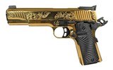 EAA Girsan MC1911 Deluxe 45 ACP Gold Engraved 5