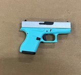Glock 43 USA 9mm Cerakote Robins Egg Blue ACG-00815 - 3 of 3