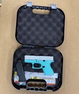 Glock 43 USA 9mm Cerakote Robins Egg Blue ACG-00815 - 1 of 3