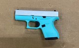 Glock 43 USA 9mm Cerakote Robins Egg Blue ACG-00815 - 2 of 3