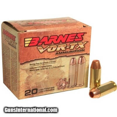 Barnes VOR-TX 10mm Auto Ammo 155 grain TAC-XP Lead Free Hollow Point Case of 200 Rounds 31180