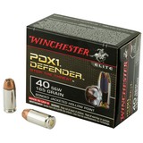 Winchester PDX1 Elite Defender 40 S&W 165 grain Bonded Jacketed Hollow Point Case of 200 Rounds S40SWPDB - 1 of 1