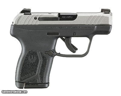 Ruger LCP MAX 380 ACP Sports South Exclusive Night Sight Silver Slide 13720