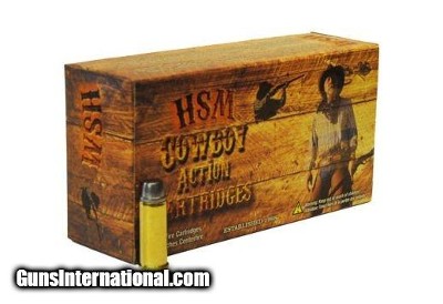 HSM Cowboy Action 44 Special Ammo 240 grain Lead Semi-Wadcutter Case of 500 Rounds HSM-44S-1-N-C