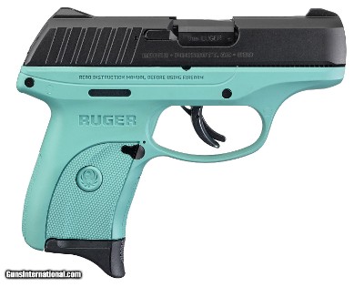 Ruger EC9s Talo Edition 9mm Turquoise Blue 3285