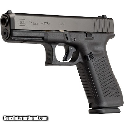Used Glock 17 Gen 5 9mm Luger 3-17 rd Mags Ameriglo Night Sights PA1750302AB