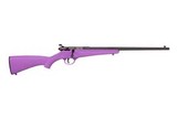 Savage Arms Rascal Single Shot 22 LR Purple Bolt Action 13783