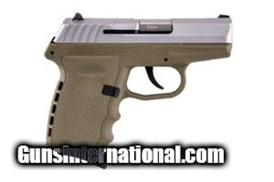 SCCY Industries CPX-2 9mm Stainless Steel FDE Frame CPX2-TTDE