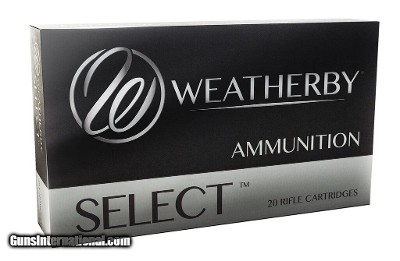 Weatherby Select 30-378 Wby Mag Ammo 180 grain Interlock Box of 20 Rounds H303180IL