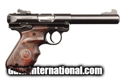 Ruger Mark IV Target 22 LR Wood Grips 5.5
