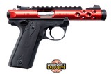 Ruger Mark IV 22/45 Lite 22 LR Davidson's Exclusive Red Threaded Barrel 43910 MK - 1 of 1