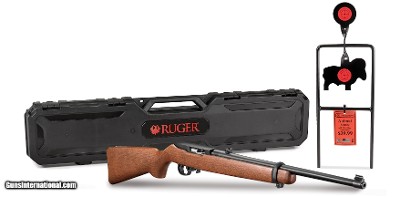 Ruger 10/22 Carbine 22 LR Case & Spinning Target Package 31128