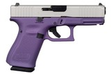 Glock 19 Gen 5 9mm Purple & Aluminum Slide 15 Round Capacity ACG-57026