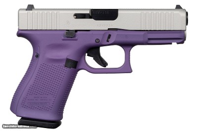 Glock 19 Gen 5 9mm Purple & Aluminum Slide 15 Round Capacity ACG-57026