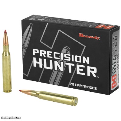 Hornady Precision Hunter 280 Remington Ammo 150 grain ELD-X Tipped Case of 200 Rounds 81587