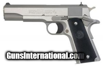 Colt 1991 Government 1911 Pistol 9mm 5in 9rd Stainless O1092