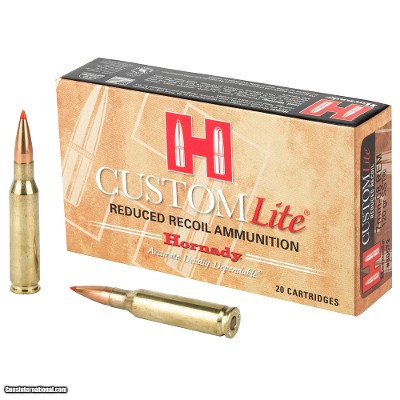 Hornady Custom Lite 7mm-08 Ammo 120 grain SST Box of 20 Rounds 80572