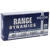 Fiocchi Shooting Dynamics 40 S&W Ammo 170 grain FMJ-TC Case of 1000 Rounds 40SWA