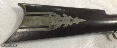 Wesson & Prescott Black Powder .40 Target Rifle 1841 - Image 7 of 11