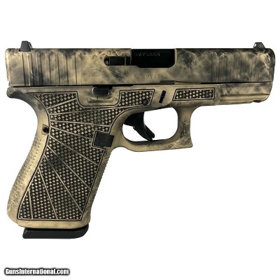 Glock 19 Gen 5 9mm Marble Stipple Frame 15 Round Capacity G19 PA195S203MBSF